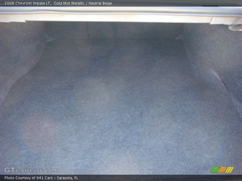 Gold Mist Metallic / Neutral Beige 2008 Chevrolet Impala LT