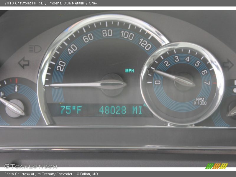 Imperial Blue Metallic / Gray 2010 Chevrolet HHR LT