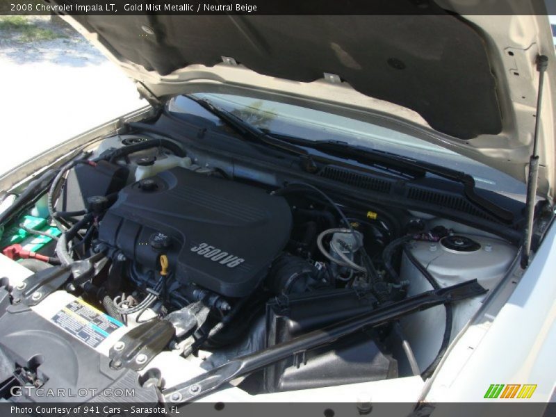 Gold Mist Metallic / Neutral Beige 2008 Chevrolet Impala LT