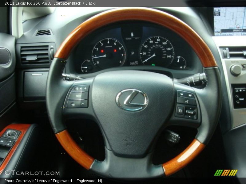 Stargazer Black / Black 2011 Lexus RX 350 AWD