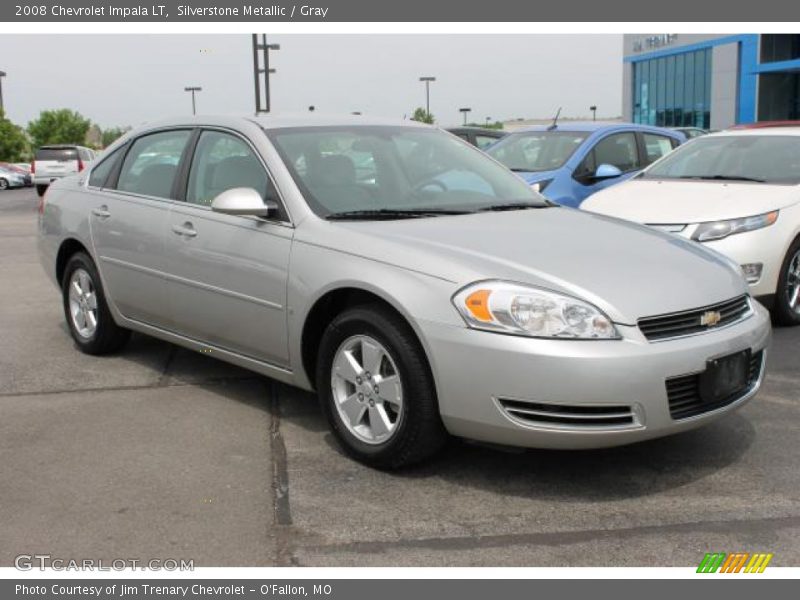 Silverstone Metallic / Gray 2008 Chevrolet Impala LT