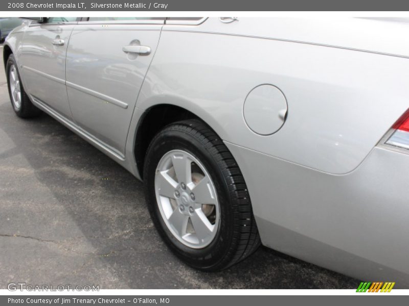 Silverstone Metallic / Gray 2008 Chevrolet Impala LT