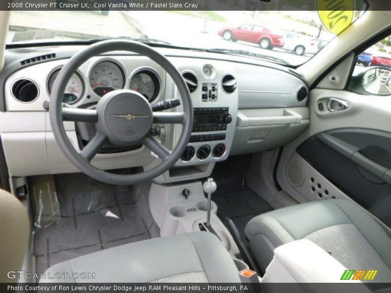 Cool Vanilla White / Pastel Slate Gray 2008 Chrysler PT Cruiser LX