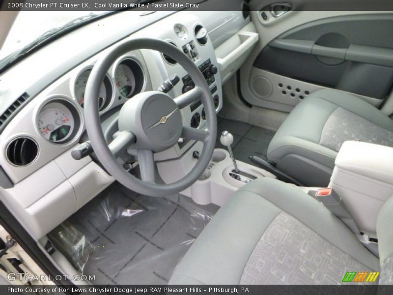 Cool Vanilla White / Pastel Slate Gray 2008 Chrysler PT Cruiser LX