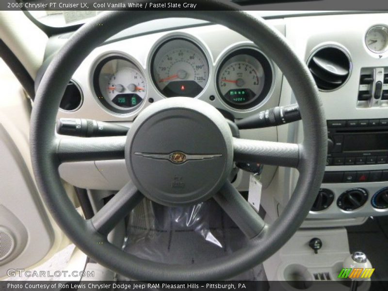 Cool Vanilla White / Pastel Slate Gray 2008 Chrysler PT Cruiser LX
