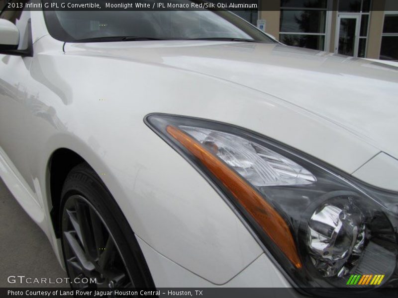 Moonlight White / IPL Monaco Red/Silk Obi Aluminum 2013 Infiniti G IPL G Convertible