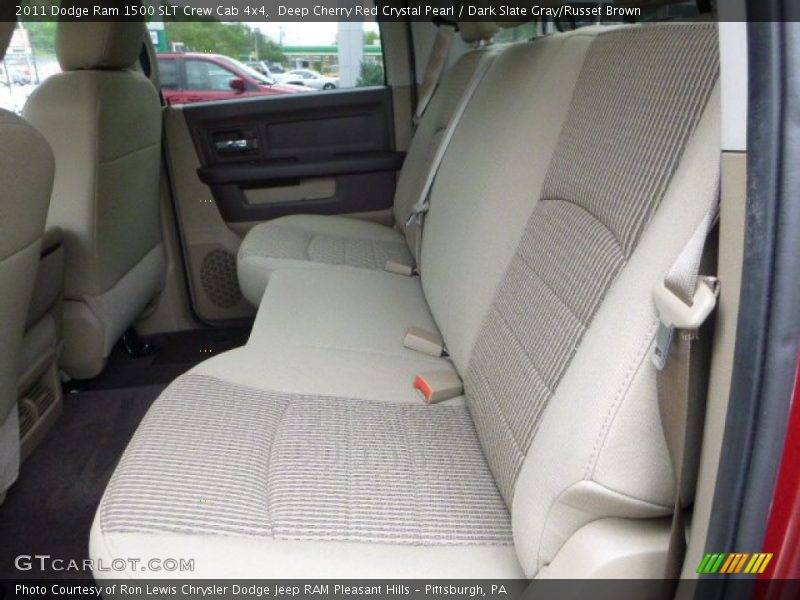 Deep Cherry Red Crystal Pearl / Dark Slate Gray/Russet Brown 2011 Dodge Ram 1500 SLT Crew Cab 4x4
