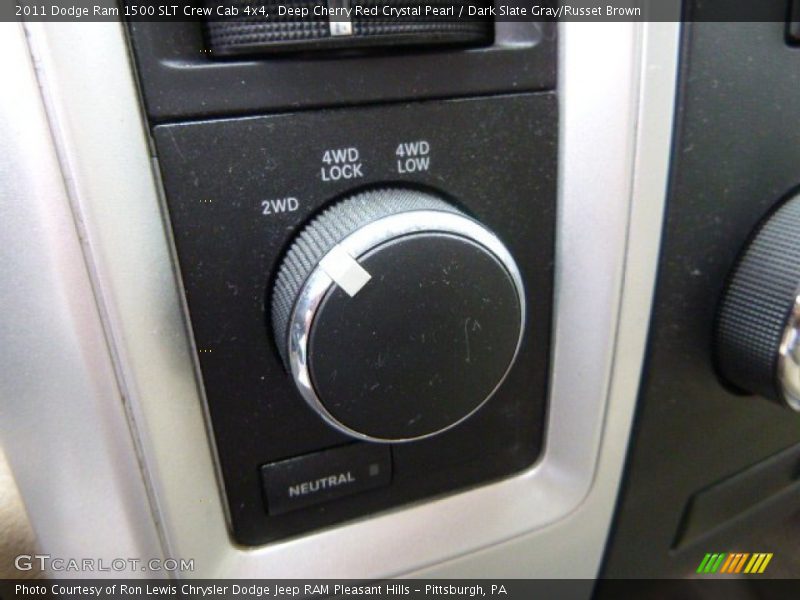 Deep Cherry Red Crystal Pearl / Dark Slate Gray/Russet Brown 2011 Dodge Ram 1500 SLT Crew Cab 4x4