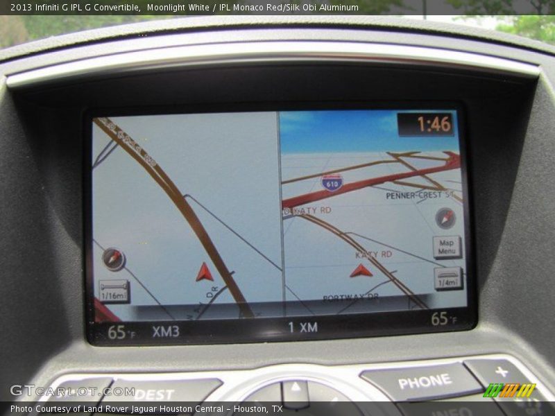 Navigation of 2013 G IPL G Convertible