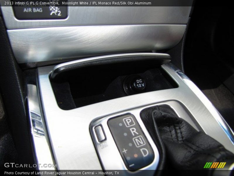 Moonlight White / IPL Monaco Red/Silk Obi Aluminum 2013 Infiniti G IPL G Convertible