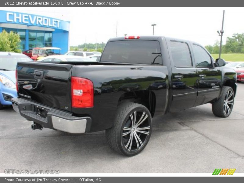 Black / Ebony 2012 Chevrolet Silverado 1500 LT Crew Cab 4x4