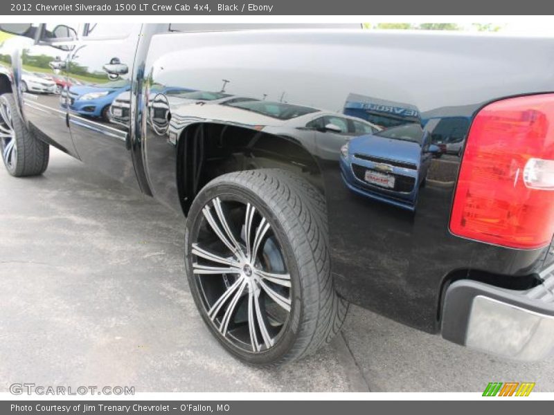 Black / Ebony 2012 Chevrolet Silverado 1500 LT Crew Cab 4x4