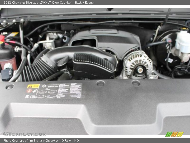 Black / Ebony 2012 Chevrolet Silverado 1500 LT Crew Cab 4x4