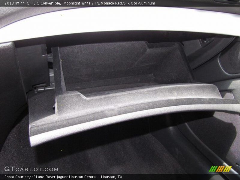 Moonlight White / IPL Monaco Red/Silk Obi Aluminum 2013 Infiniti G IPL G Convertible
