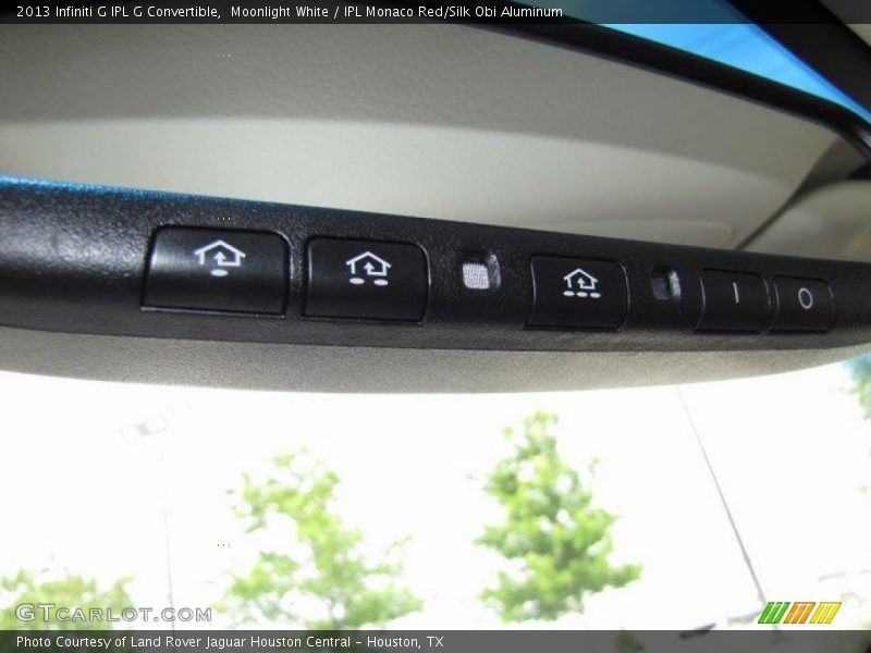Moonlight White / IPL Monaco Red/Silk Obi Aluminum 2013 Infiniti G IPL G Convertible