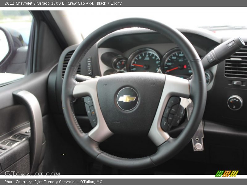 Black / Ebony 2012 Chevrolet Silverado 1500 LT Crew Cab 4x4