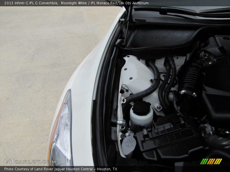 Moonlight White / IPL Monaco Red/Silk Obi Aluminum 2013 Infiniti G IPL G Convertible