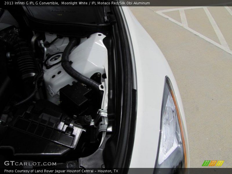 Moonlight White / IPL Monaco Red/Silk Obi Aluminum 2013 Infiniti G IPL G Convertible