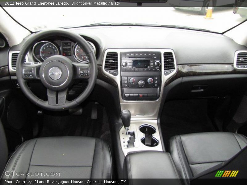 Bright Silver Metallic / Black 2012 Jeep Grand Cherokee Laredo