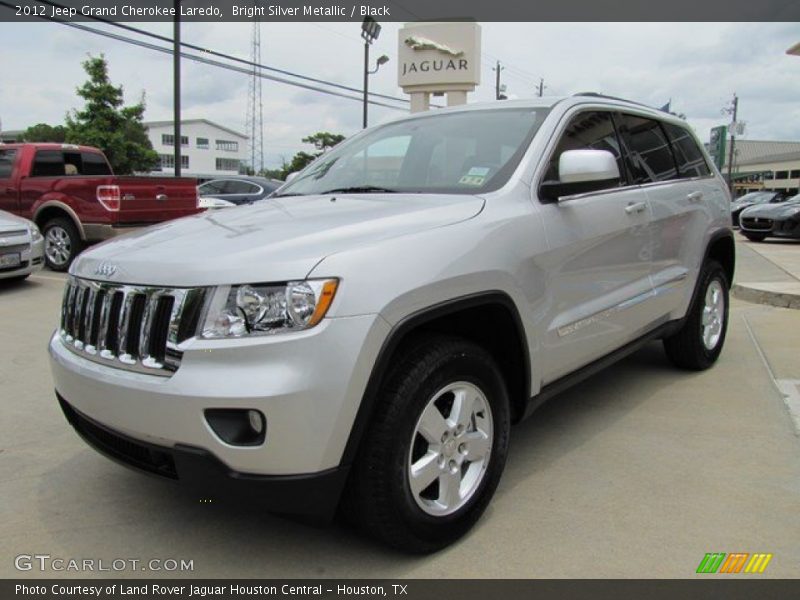 Bright Silver Metallic / Black 2012 Jeep Grand Cherokee Laredo