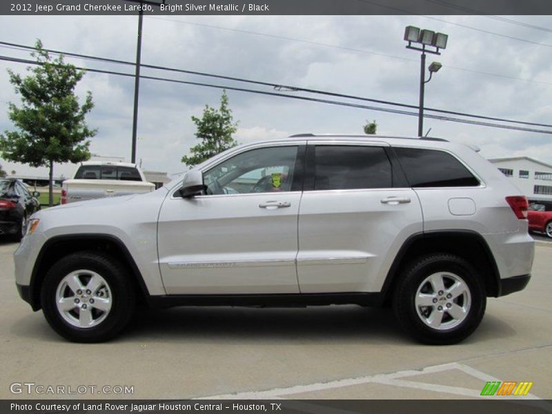 Bright Silver Metallic / Black 2012 Jeep Grand Cherokee Laredo