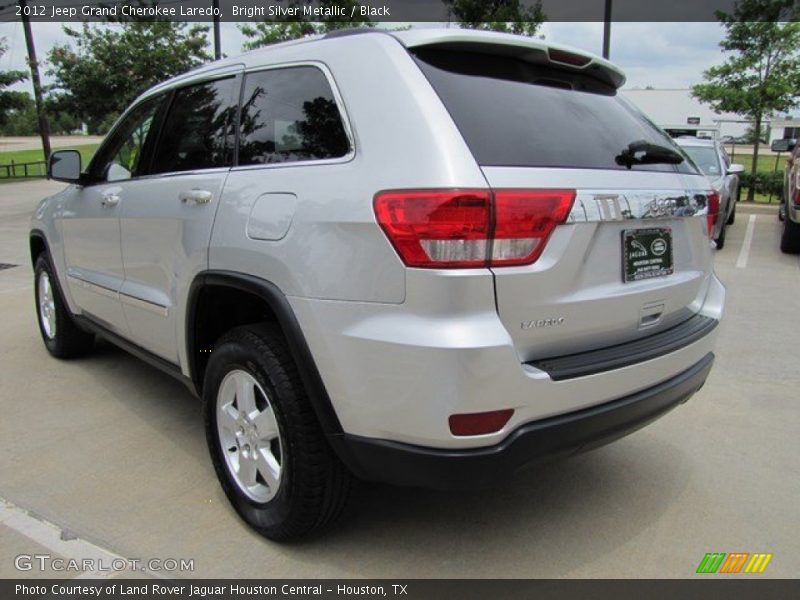 Bright Silver Metallic / Black 2012 Jeep Grand Cherokee Laredo