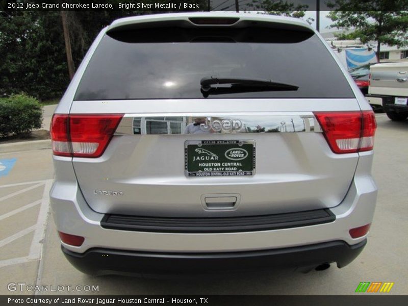 Bright Silver Metallic / Black 2012 Jeep Grand Cherokee Laredo