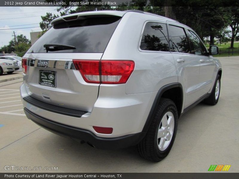 Bright Silver Metallic / Black 2012 Jeep Grand Cherokee Laredo