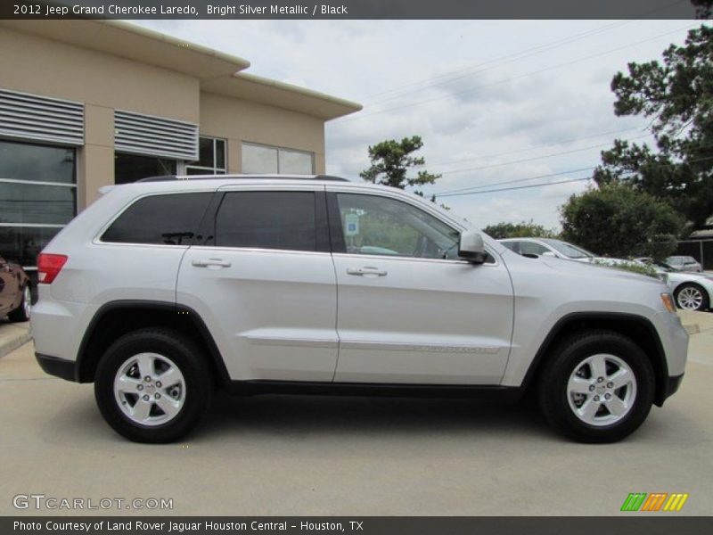 Bright Silver Metallic / Black 2012 Jeep Grand Cherokee Laredo