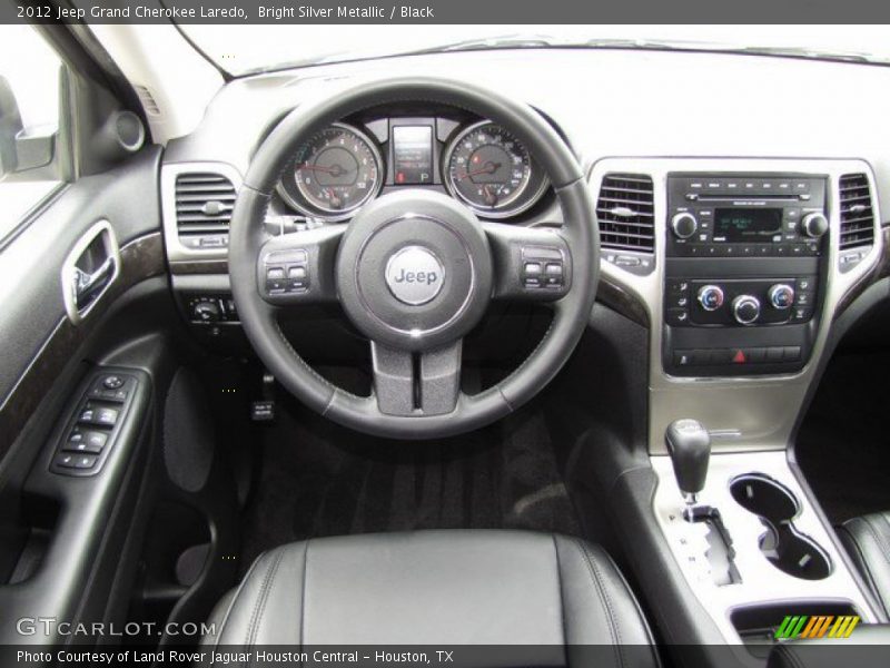 Bright Silver Metallic / Black 2012 Jeep Grand Cherokee Laredo