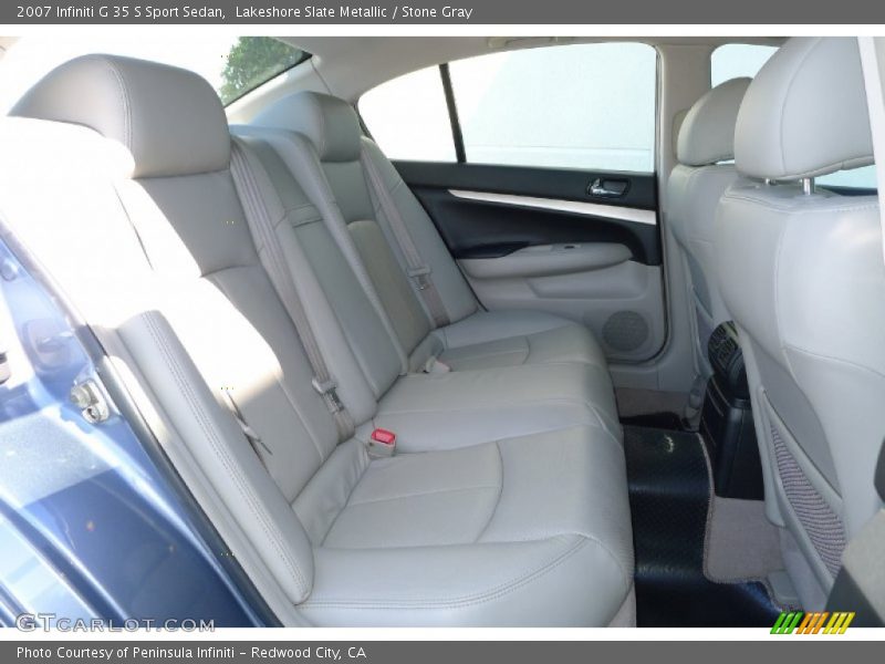 Lakeshore Slate Metallic / Stone Gray 2007 Infiniti G 35 S Sport Sedan