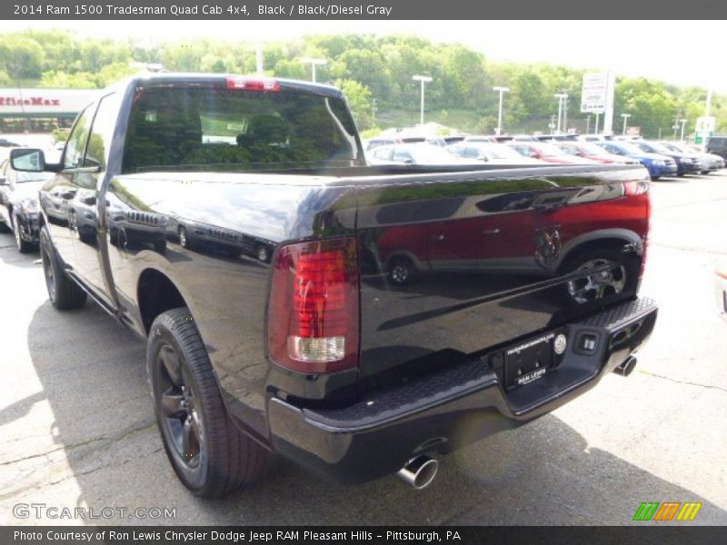 Black / Black/Diesel Gray 2014 Ram 1500 Tradesman Quad Cab 4x4