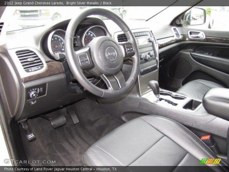 Bright Silver Metallic / Black 2012 Jeep Grand Cherokee Laredo