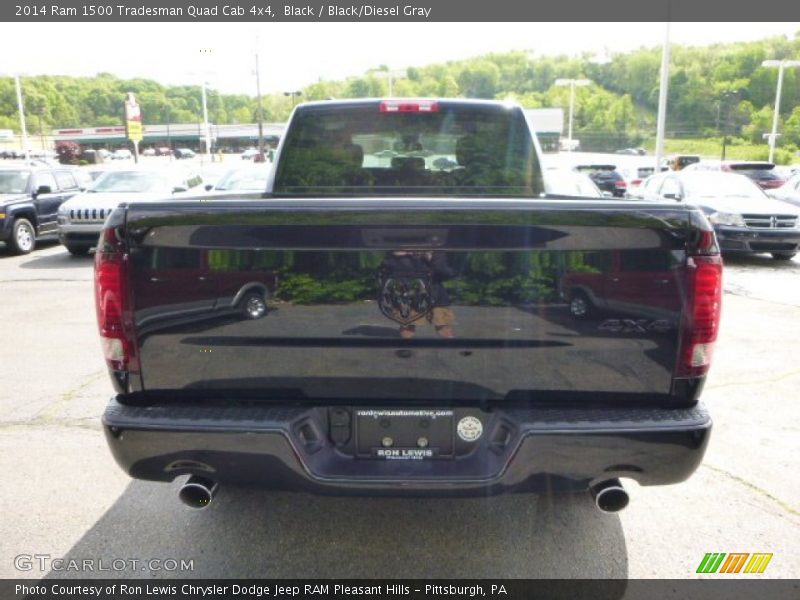 Black / Black/Diesel Gray 2014 Ram 1500 Tradesman Quad Cab 4x4