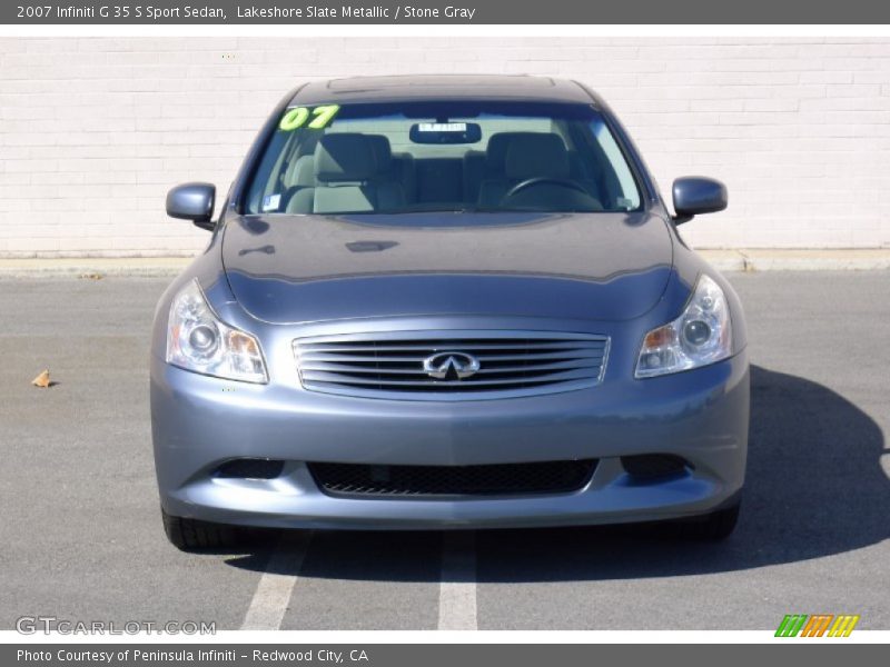 Lakeshore Slate Metallic / Stone Gray 2007 Infiniti G 35 S Sport Sedan