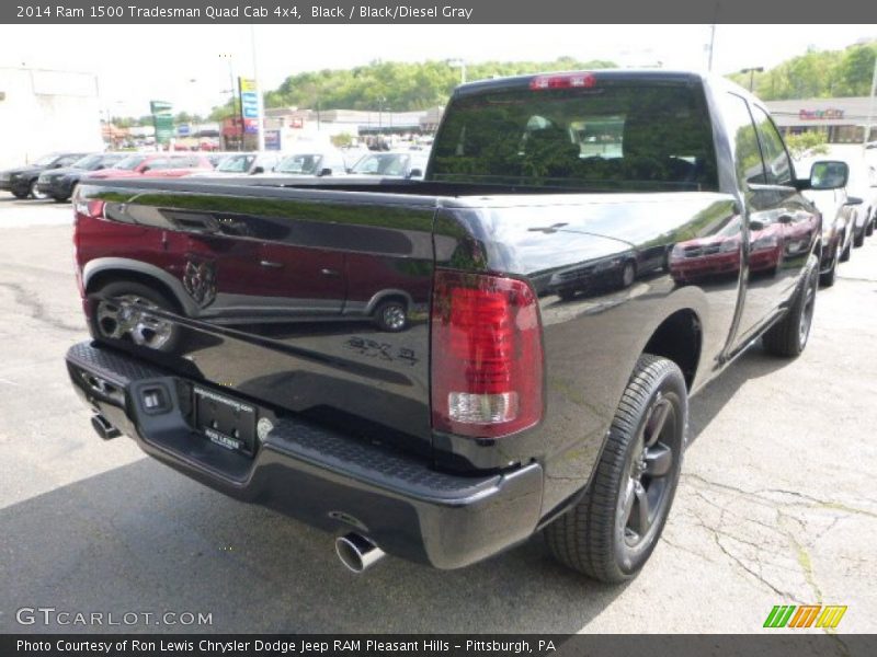 Black / Black/Diesel Gray 2014 Ram 1500 Tradesman Quad Cab 4x4