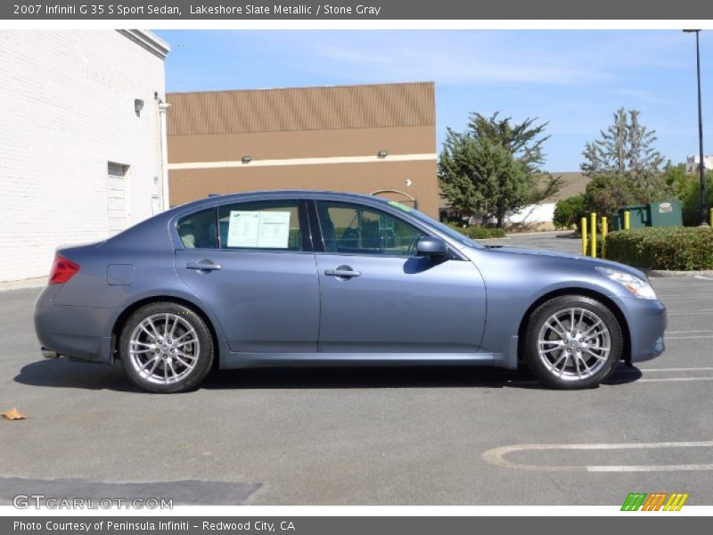 Lakeshore Slate Metallic / Stone Gray 2007 Infiniti G 35 S Sport Sedan