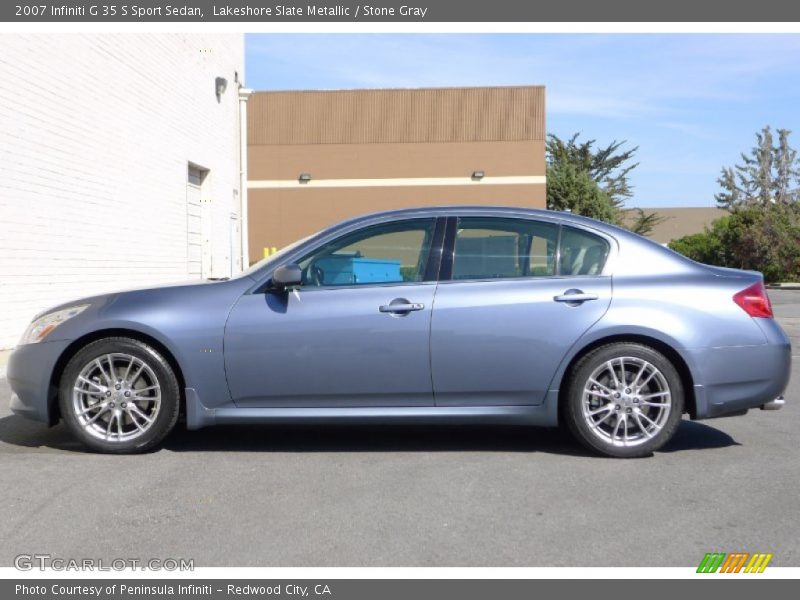 Lakeshore Slate Metallic / Stone Gray 2007 Infiniti G 35 S Sport Sedan