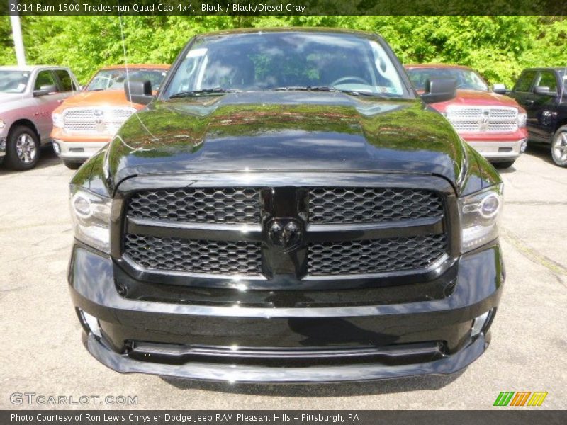 Black / Black/Diesel Gray 2014 Ram 1500 Tradesman Quad Cab 4x4