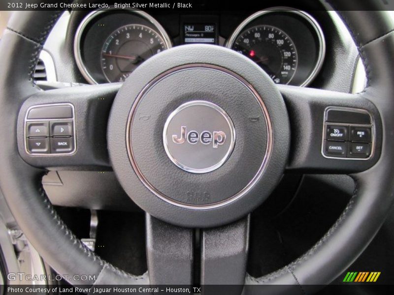 Bright Silver Metallic / Black 2012 Jeep Grand Cherokee Laredo