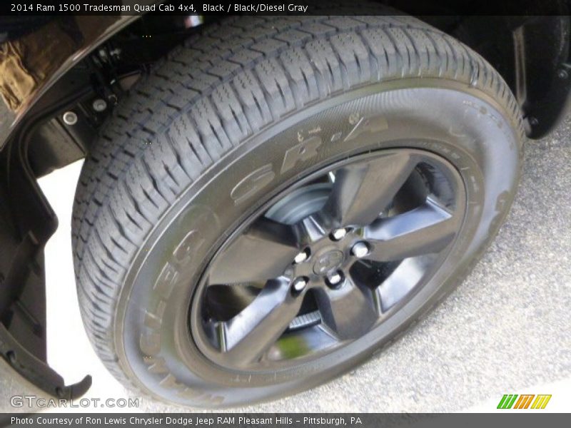 Black / Black/Diesel Gray 2014 Ram 1500 Tradesman Quad Cab 4x4