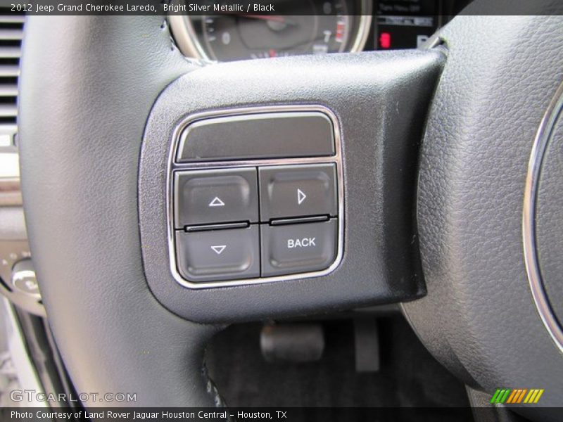 Bright Silver Metallic / Black 2012 Jeep Grand Cherokee Laredo