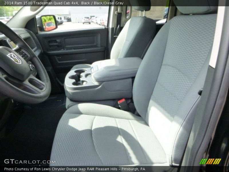 Black / Black/Diesel Gray 2014 Ram 1500 Tradesman Quad Cab 4x4