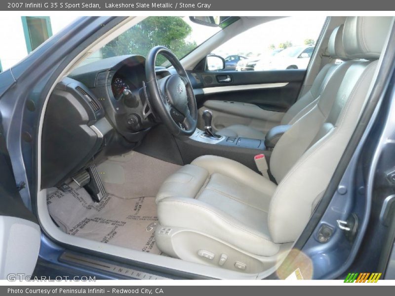 Lakeshore Slate Metallic / Stone Gray 2007 Infiniti G 35 S Sport Sedan