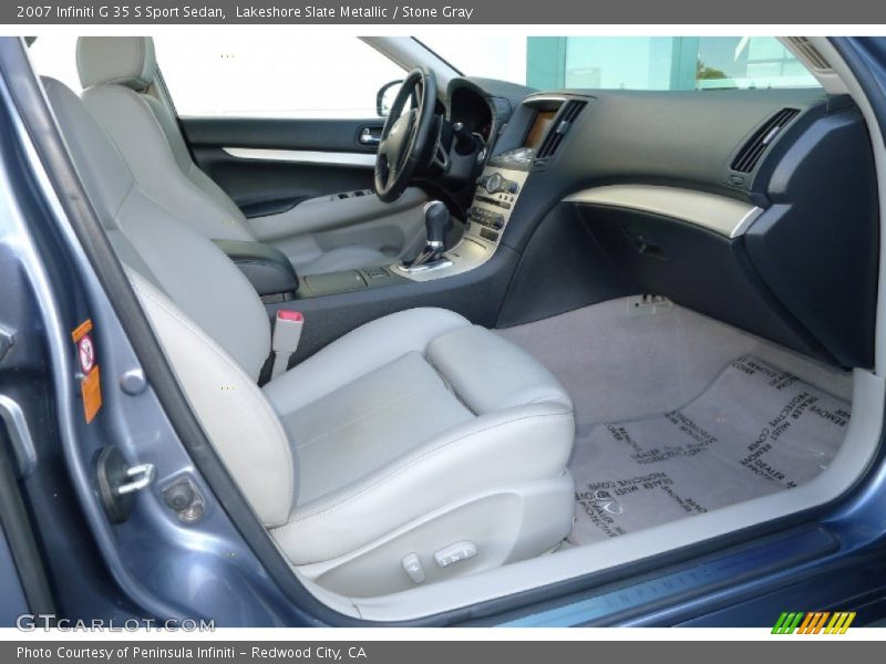 Lakeshore Slate Metallic / Stone Gray 2007 Infiniti G 35 S Sport Sedan