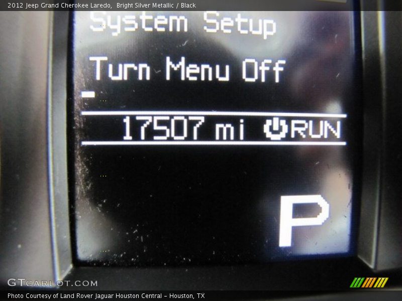 Bright Silver Metallic / Black 2012 Jeep Grand Cherokee Laredo