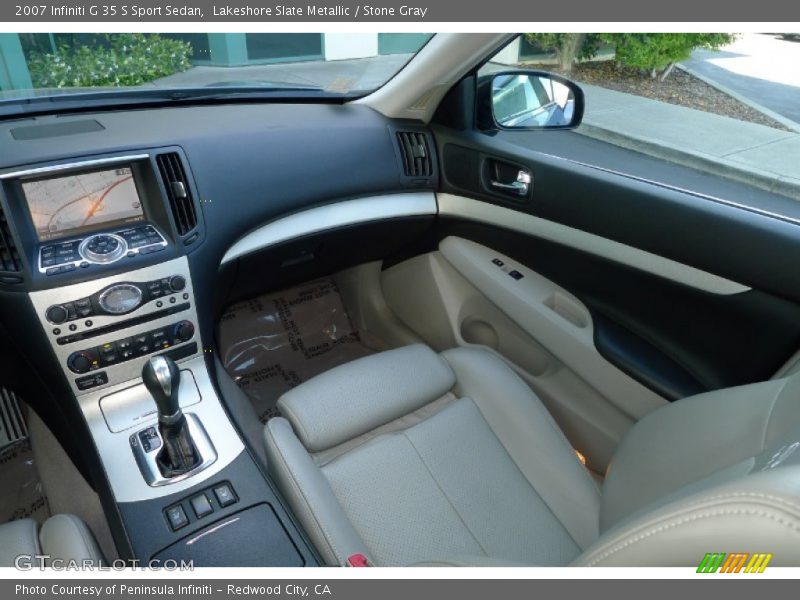 Lakeshore Slate Metallic / Stone Gray 2007 Infiniti G 35 S Sport Sedan