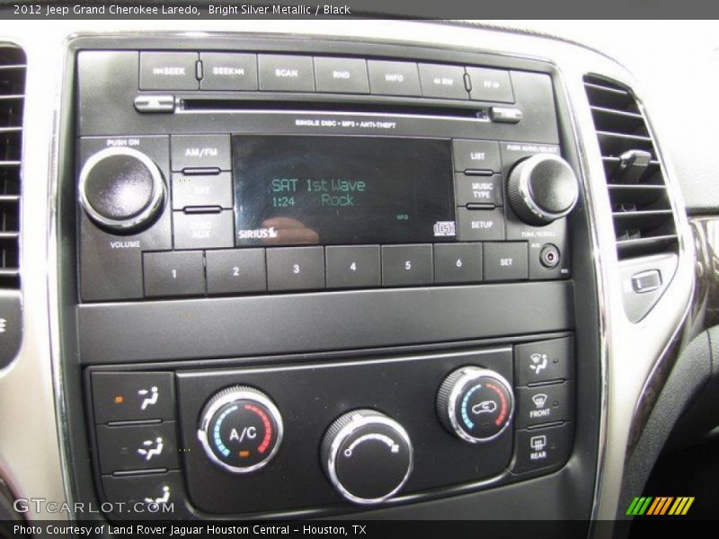 Bright Silver Metallic / Black 2012 Jeep Grand Cherokee Laredo