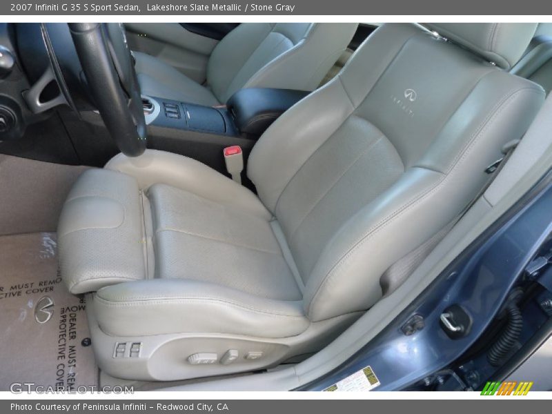 Lakeshore Slate Metallic / Stone Gray 2007 Infiniti G 35 S Sport Sedan