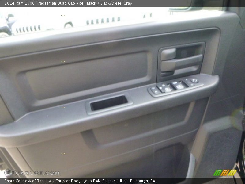 Black / Black/Diesel Gray 2014 Ram 1500 Tradesman Quad Cab 4x4